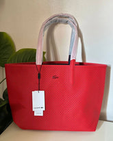 Lacoste Women's Double Sided Two Tone Large - Red / Navy Blue