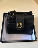 Leather wallet Pinko - Black