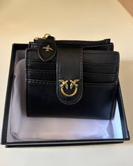 Leather wallet Pinko - Black