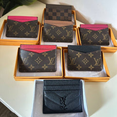 Louis Vuitton Monogram Card Holder Wallet - Damier Ebene