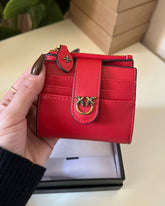 Leather wallet Pinko - Red