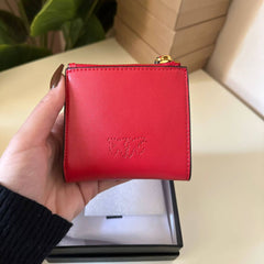 Leather wallet Pinko - Red