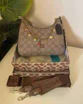 Coach Juliet Shoulder Bag - Signature Khaki