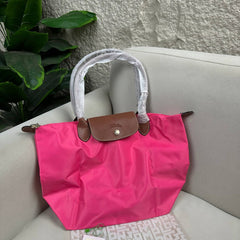 Large Mirror Long Champ - Hot Pink