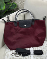 Longchamp Le Pliage Energy Large Top Handle Bag - Wine