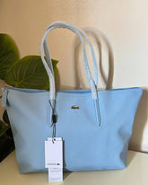 Lacoste L.12.12 Concept Zip Tote Bag - Sky Blue