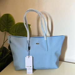 Lacoste L.12.12 Concept Zip Tote Bag - Sky Blue
