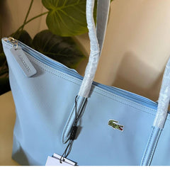 Lacoste L.12.12 Concept Zip Tote Bag - Sky Blue
