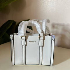 Emily Loran Mini Tote - Floral White Edition