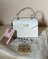 Emily Loran Mini Satchel - White
