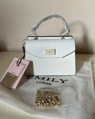 Emily Loran Mini Satchel - White