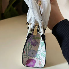 Emily Loran Mini Tote - Floral White Edition