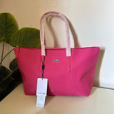 Lacoste L.12.12 Concept Zip Tote Bag - Azalea