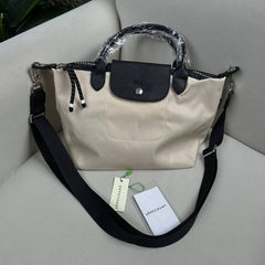 Longchamp Le Pliage Energy Medium Top Handle Bag - Beige