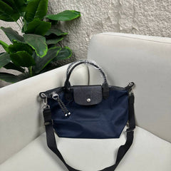 Longchamp Le Pliage Energy Medium Top Handle Bag - Navy