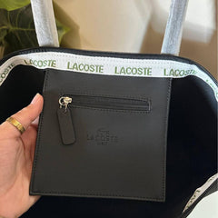 Lacoste L.12.12 Concept Zip Tote Bag - Black
