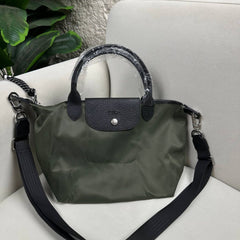 Longchamp Le Pliage Energy Medium Top Handle Bag - Olive