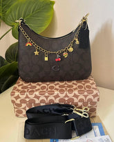 Coach Juliet shoulder bag Signature Brown