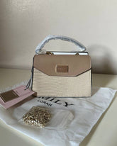 Emily Loran Mini Satchel - Nude Beige