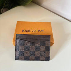 Louis Vuitton Monogram Card Holder Wallet - Damier Ebene