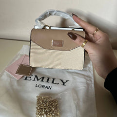 Emily Loran Mini Satchel - Nude Beige