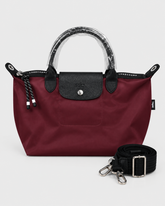 Longchamp Le Pliage Energy Medium Top Handle Bag - Wine