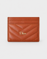 Dior Trianon Freesia Card Holder - Brown
