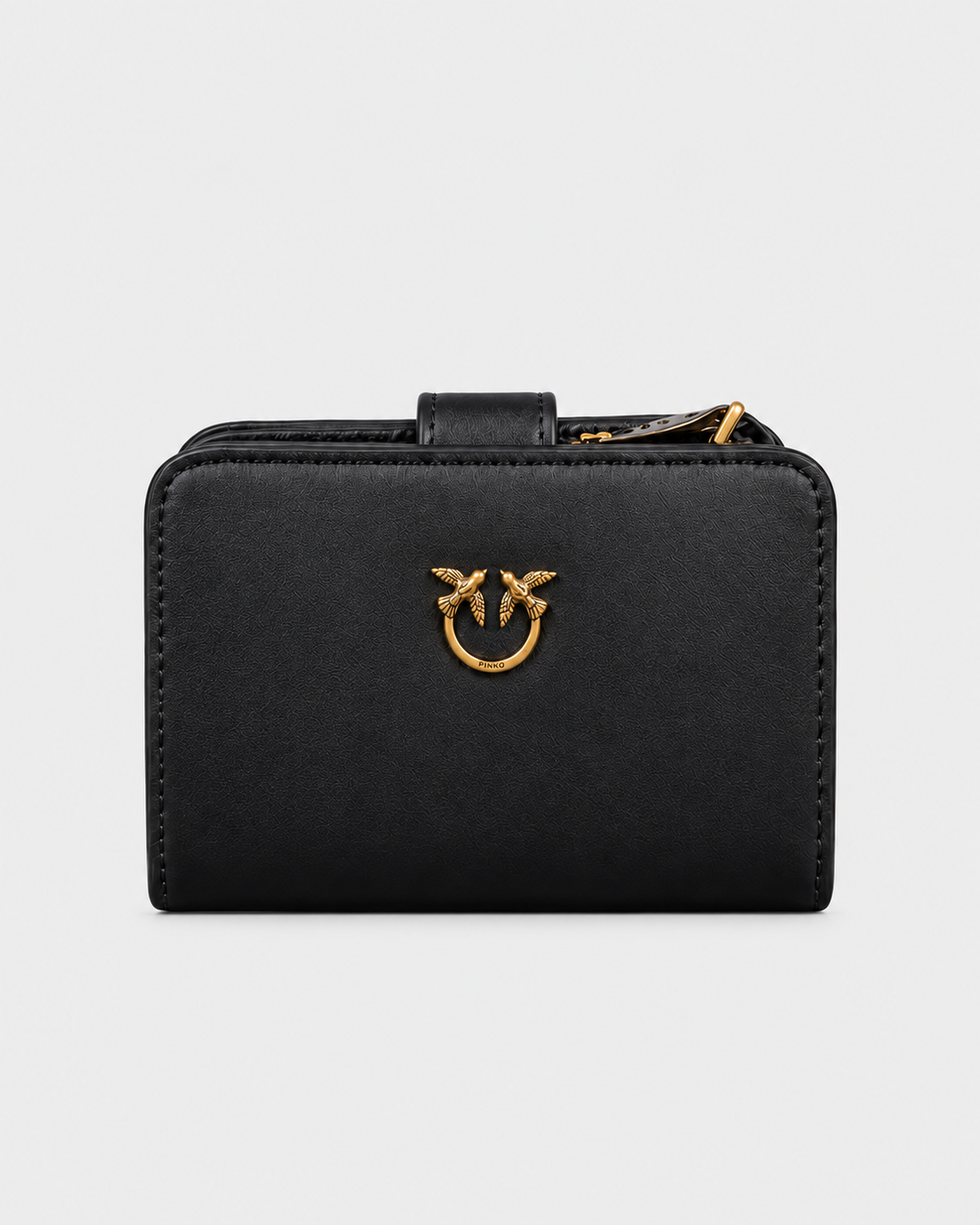 Pinko Multi Pockets Wallet in Vitello - Black