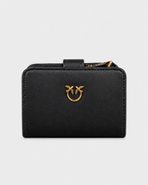 Pinko Multi Pockets Wallet in Vitello - Black