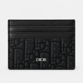 Dior Oblique Card Holder - Black