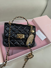 Charles & Keith Cressida Quilted Top Handle Bag - Black