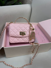 Charles & Keith Cressida Quilted Top Handle Bag - Pink