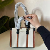 Emily Loran Mini Tote - Tri-Color Snakeskin Edition