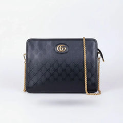 GG Supreme Black Leather