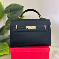 David Jones Paris Top Handle Bag - Black