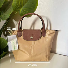 Medium Mirror Long Champ - Apricot