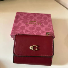 Coach Wyn Small Wallet - Burgendy