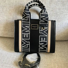 Emily Loran Pastel Emily Signature Mini Tote – Black