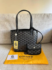 Goyard Mini Anjou Tote Black