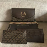 Michael Kors Women's Greenwich Medium Envelope - Brown