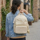 David Jones Nylon Backpack Off-white