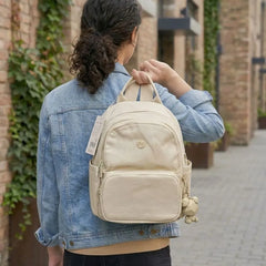 David Jones Nylon Backpack Off-white