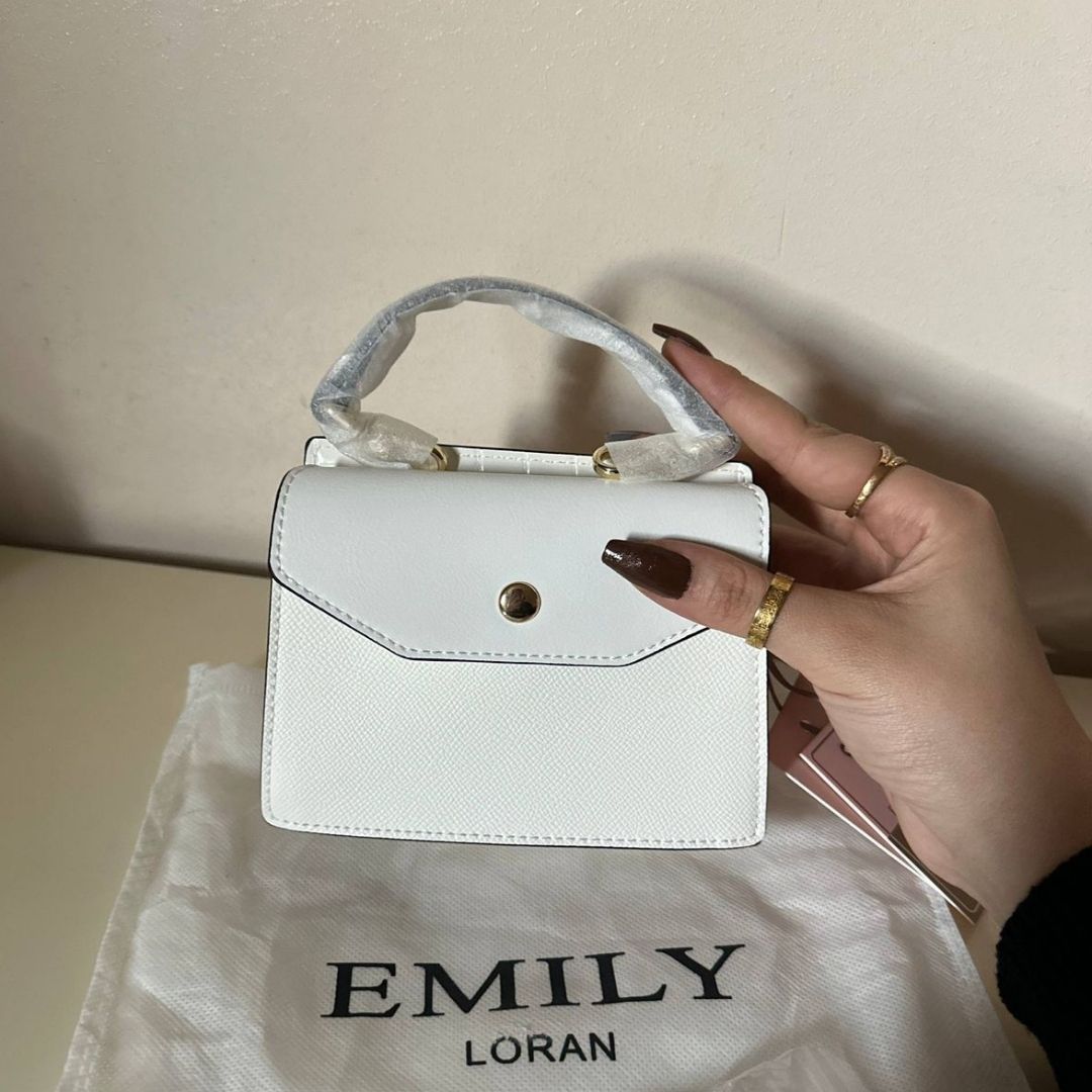 Emily Loran Mini Satchel - White