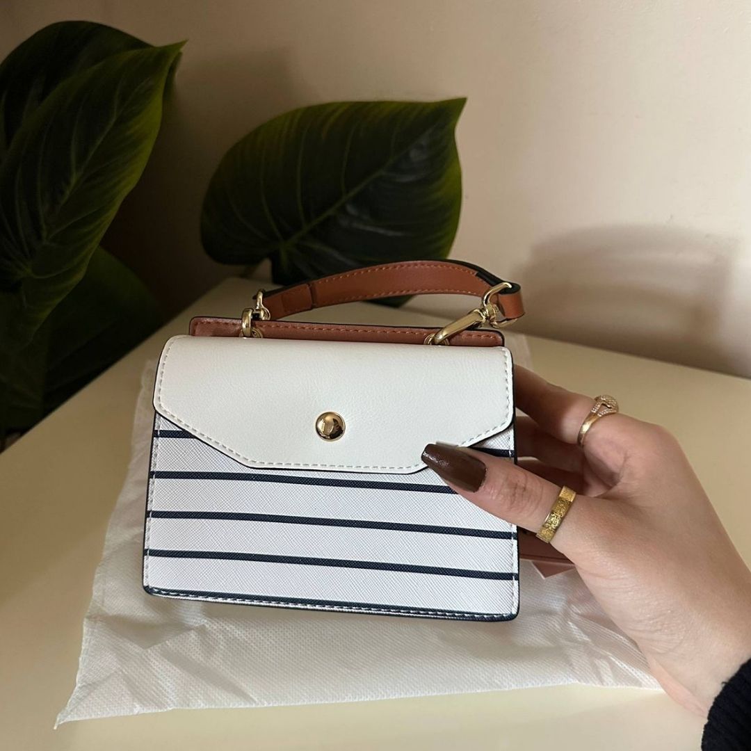 Emily Loran Mini Satchel - Striped Edition