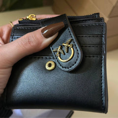 Leather wallet Pinko - Black