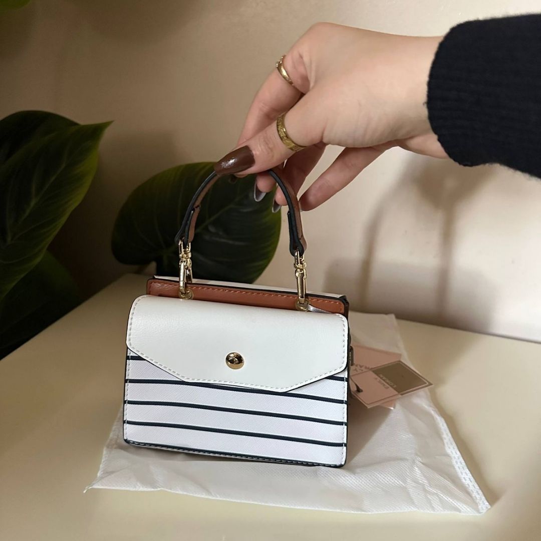Emily Loran Mini Satchel - Striped Edition