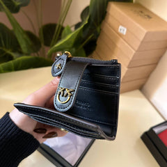 Leather wallet Pinko - Black