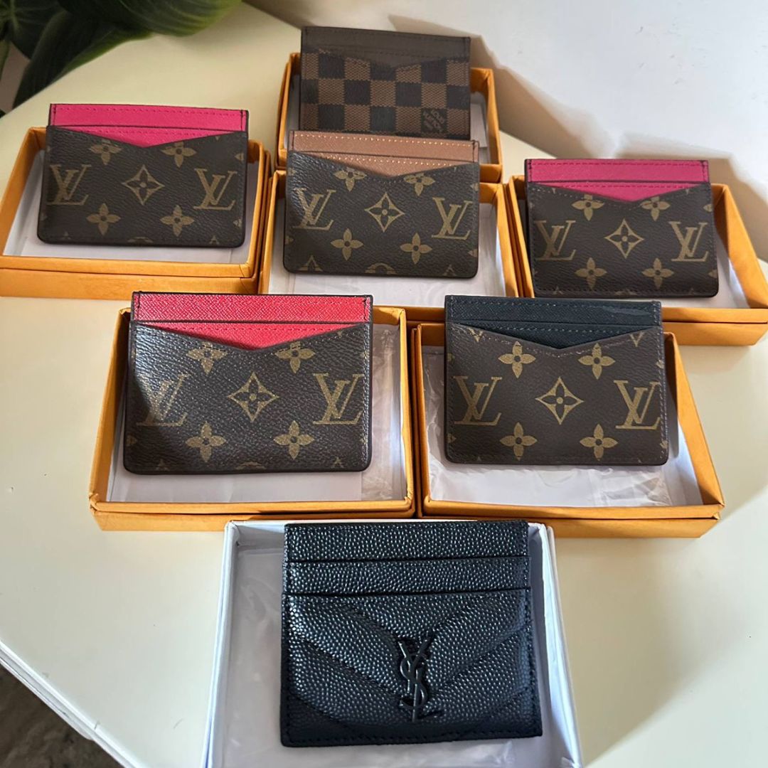 Louis Vuitton Monogram Card Holder Wallet - Damier Ebene