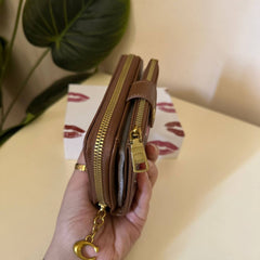 Coach Signature Cherry Print Wallet – Khaki