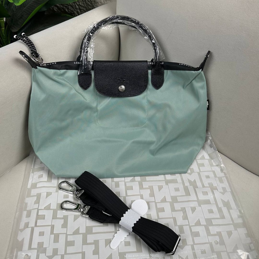 Longchamp Le Pliage Energy Large Top Handle Bag Sage - Green